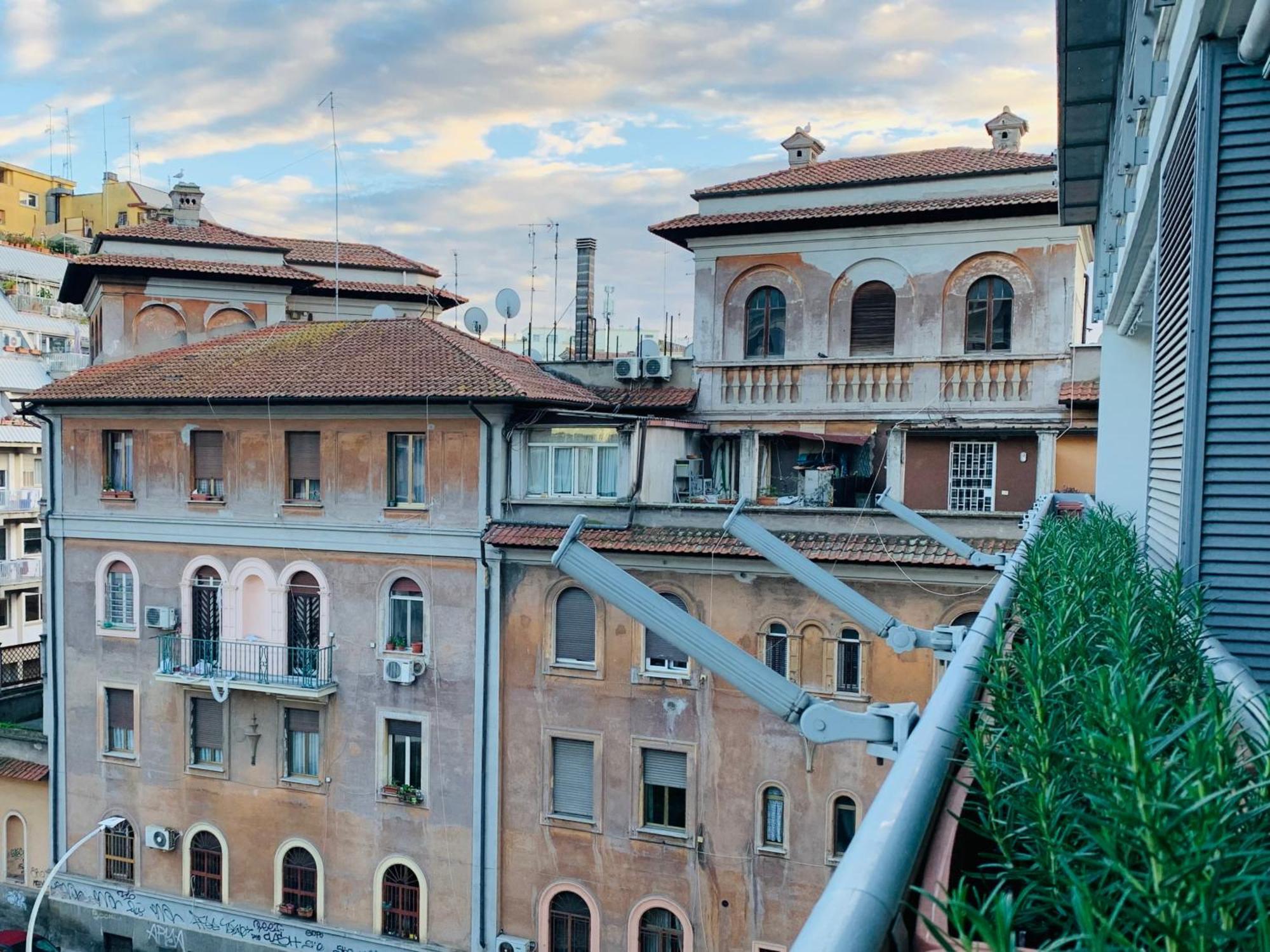 Portamiportese Trastevere Terrace Rome Bagian luar foto